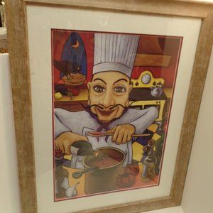 Will Rafuse “Pierino” Nicely Framed Print & Matting 38” T X 30” W Beautiful Pic